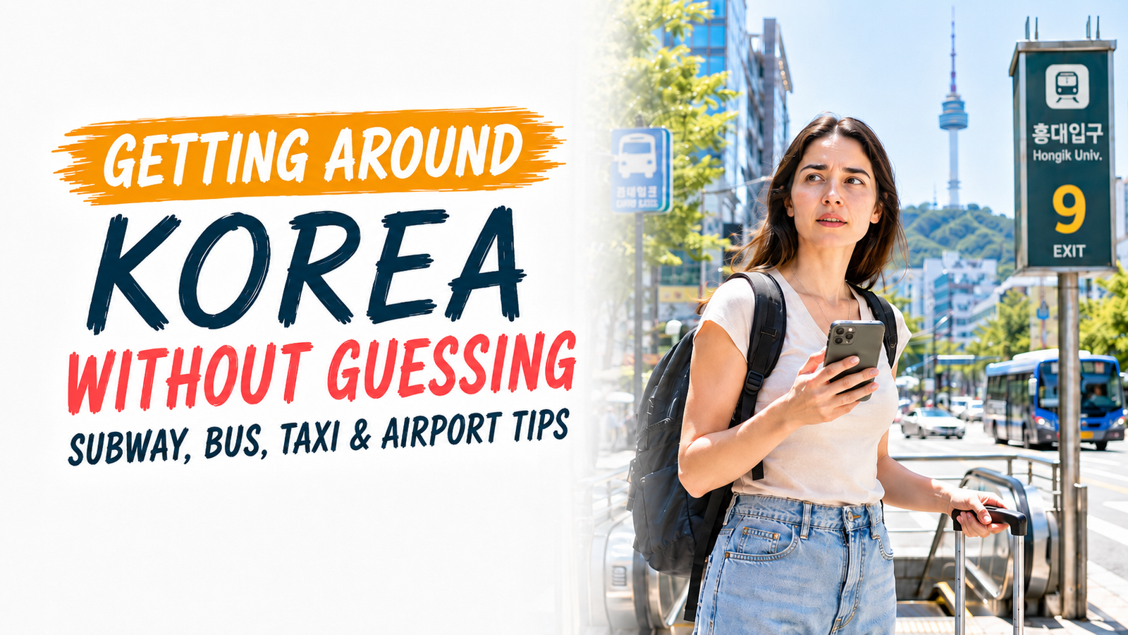 Getting around Korea transportation tips for subway exits buses taxis and airport bus