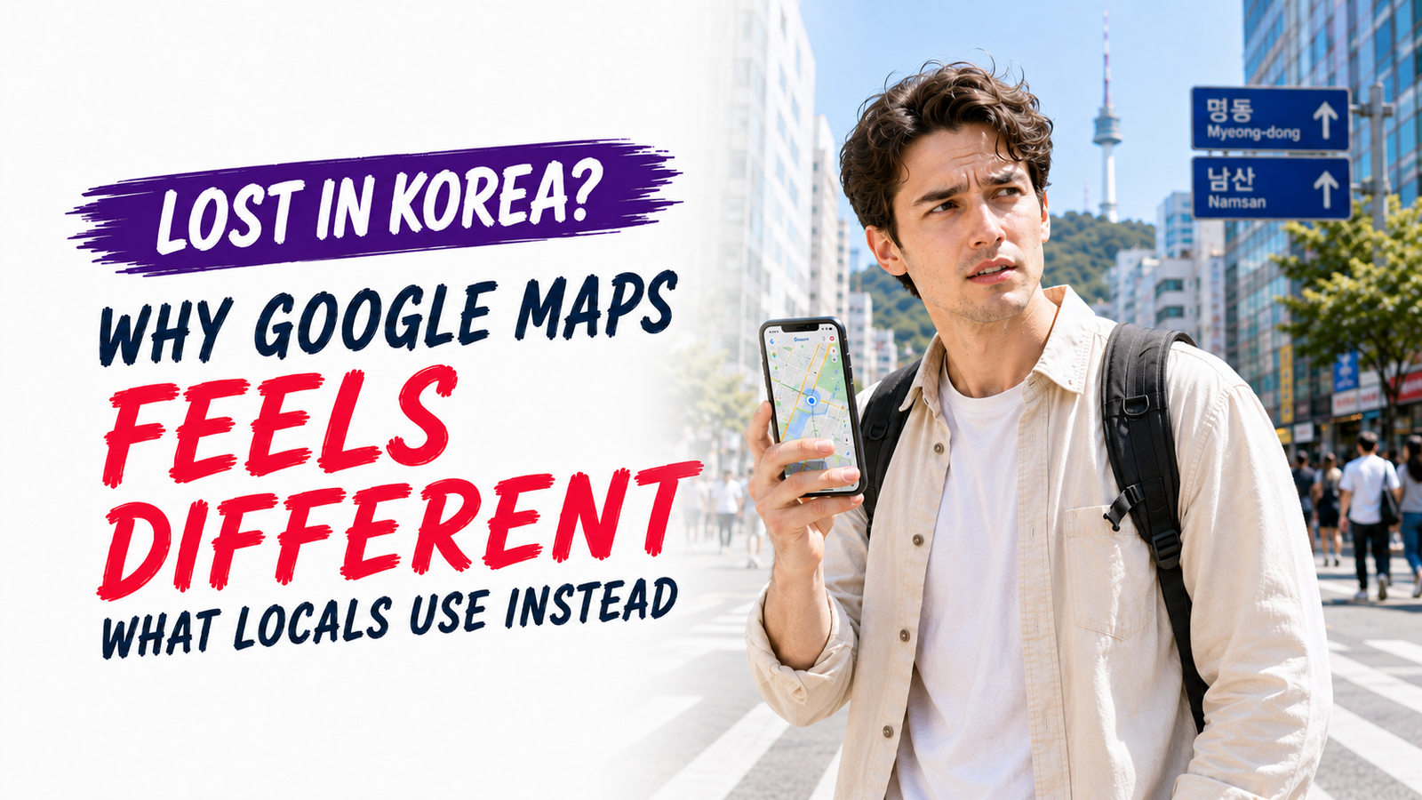 Google Maps in Korea travel apps guide for first-time visitors