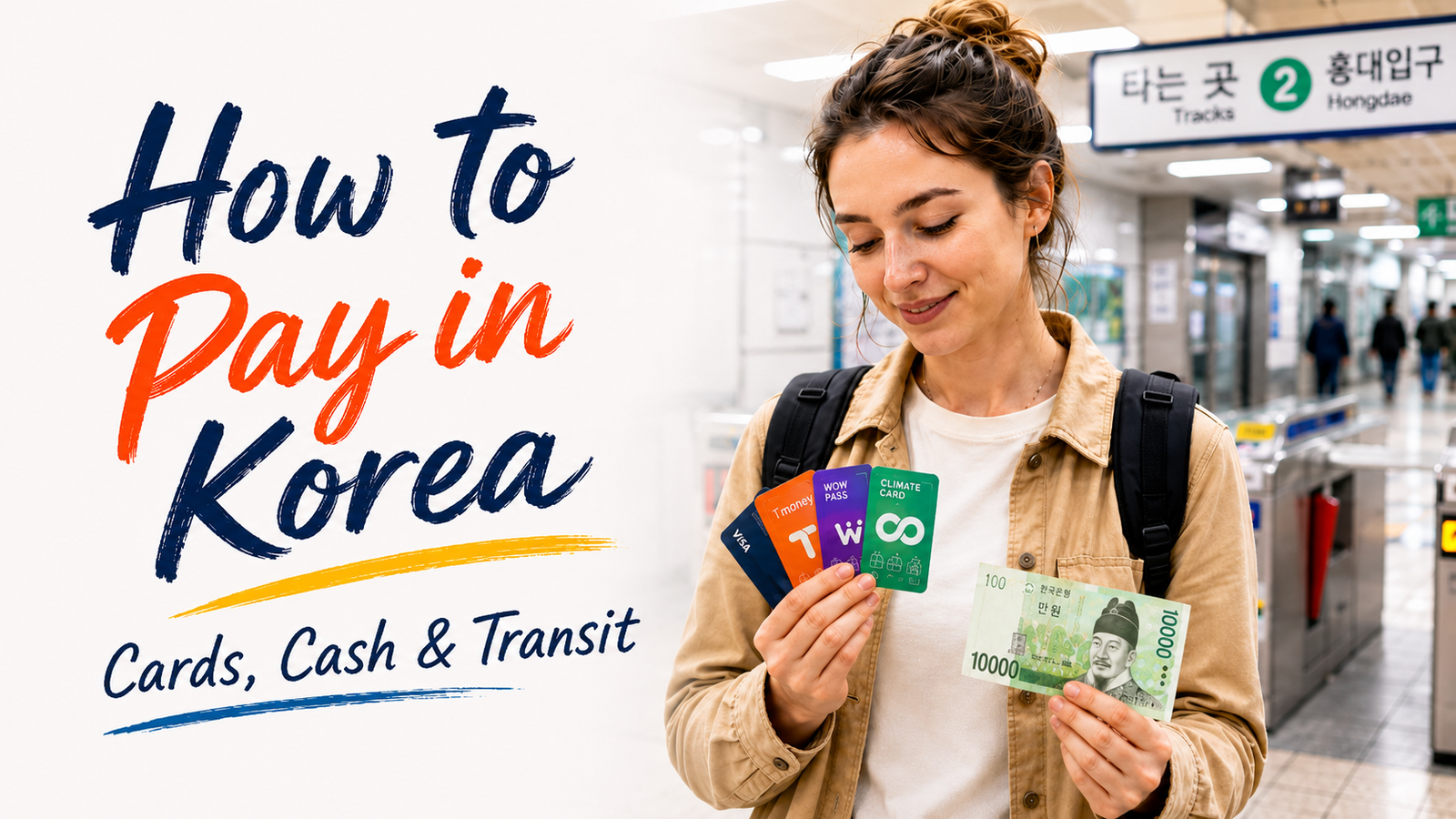 how to pay in Korea